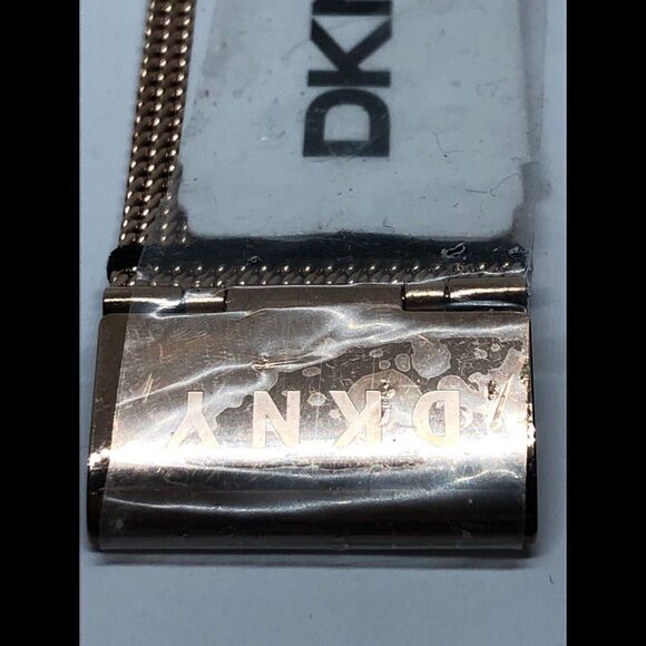 New DKNY Watch Half Band Use For Parts Stainless Steel Mesh NY2564 Cc57 - Picture 3 of 8
